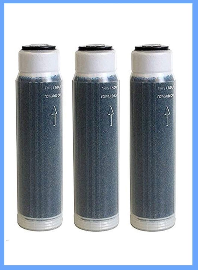 CFS - 3 Pack 10" Color Indicating Mixed Bed DI Resin Cartridge Filled with Resintech MBD-30-NG Nuclear Grade Mixed Bed Resin Compatible with Aquatic Life Reverse Osmosis Deionization (RODI) Models - Image 2
